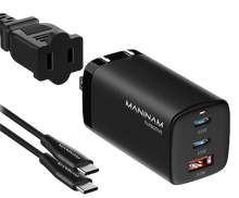 Load image into Gallery viewer, MANINAM 65W Super Fast USB C Wall Charger - M133 - maninam-power